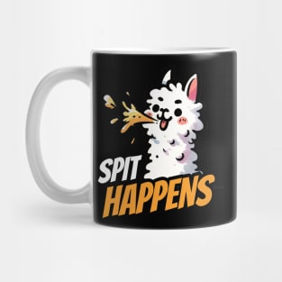 Spit Happens Alpaca Llama Mug